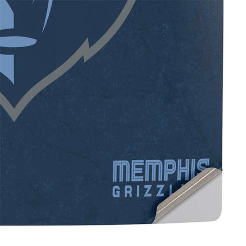 NBA Memphis Grizzlies Distressed PS5 Pro Console Skin